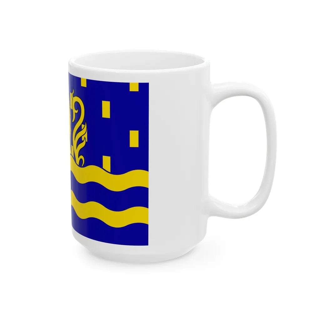 Flag of Doubs France 2 - White Coffee Mug-Go Mug Yourself