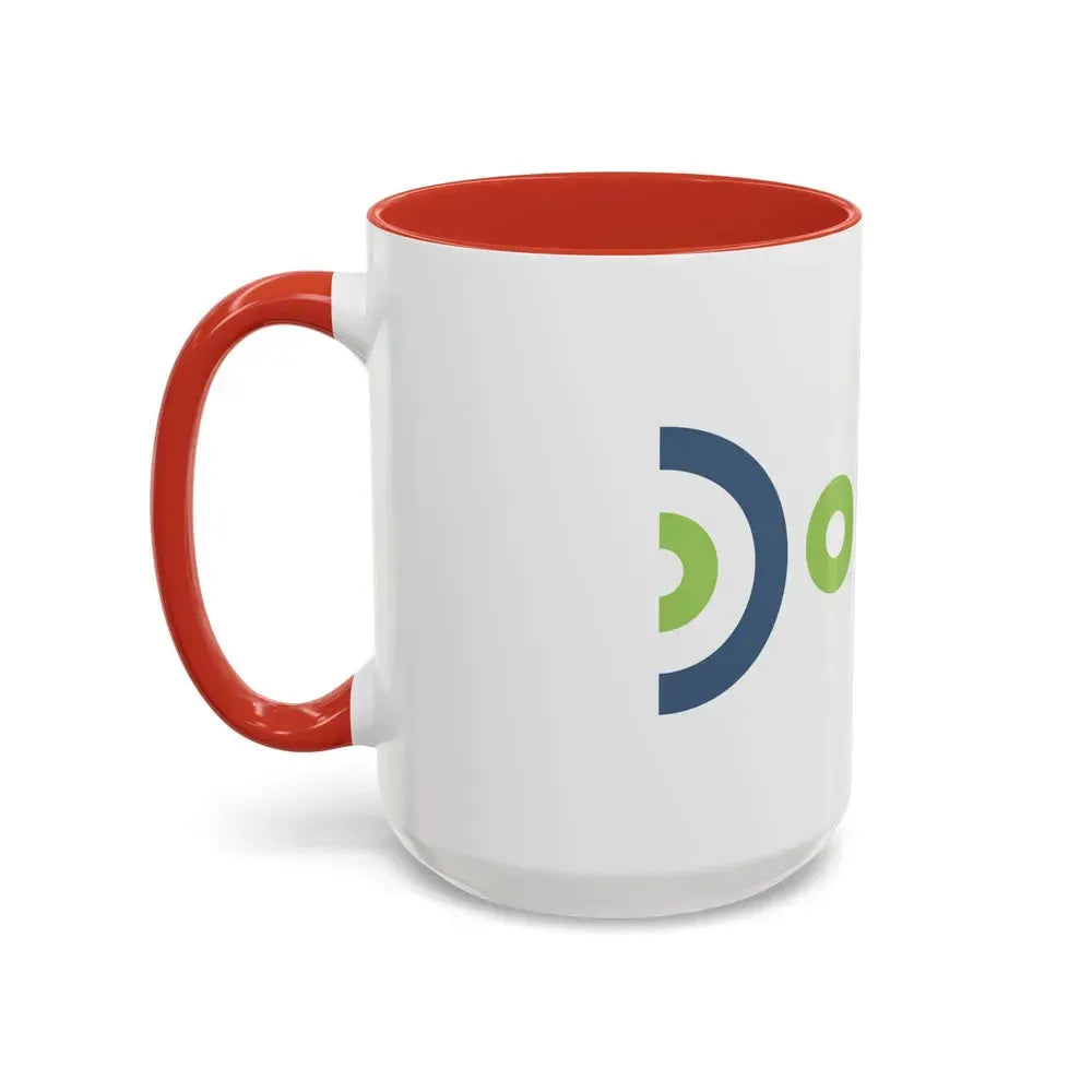 Flag of Doubs France - Accent Coffee Mug - Go Mug Yourself
