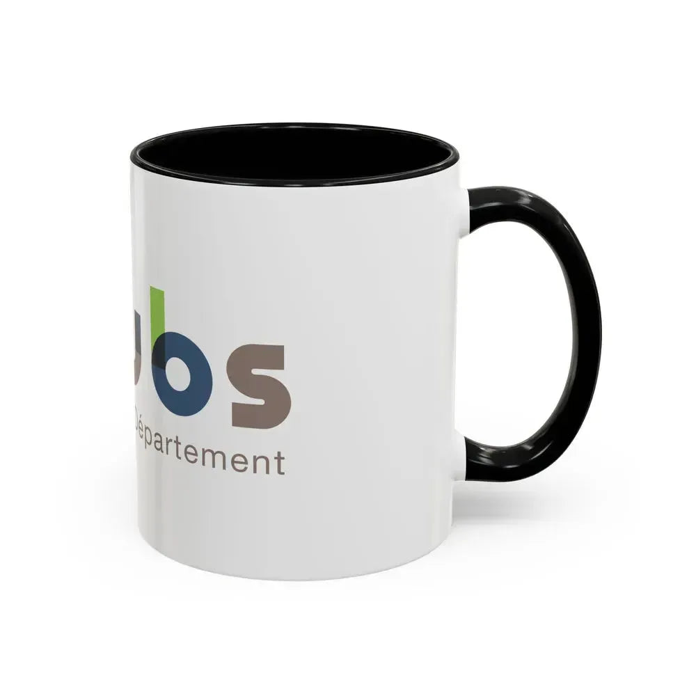 Flag of Doubs France - Accent Coffee Mug - Go Mug Yourself