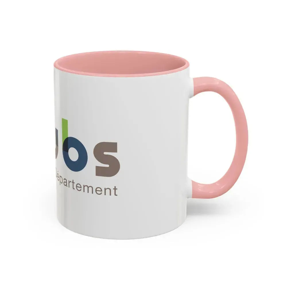 Flag of Doubs France - Accent Coffee Mug - Go Mug Yourself