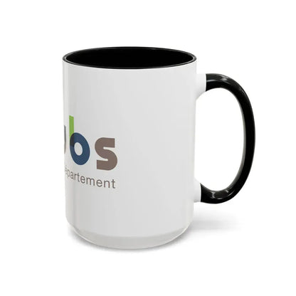 Flag of Doubs France - Accent Coffee Mug - Go Mug Yourself