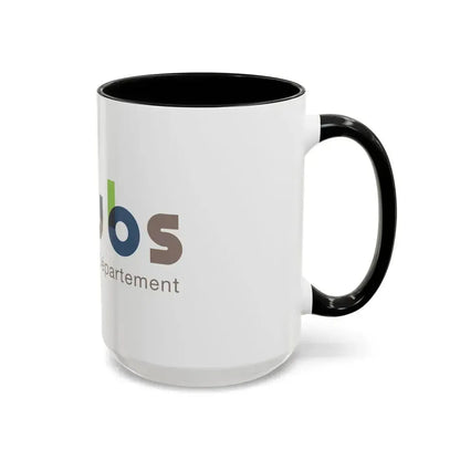 Flag of Doubs France - Accent Coffee Mug - Go Mug Yourself