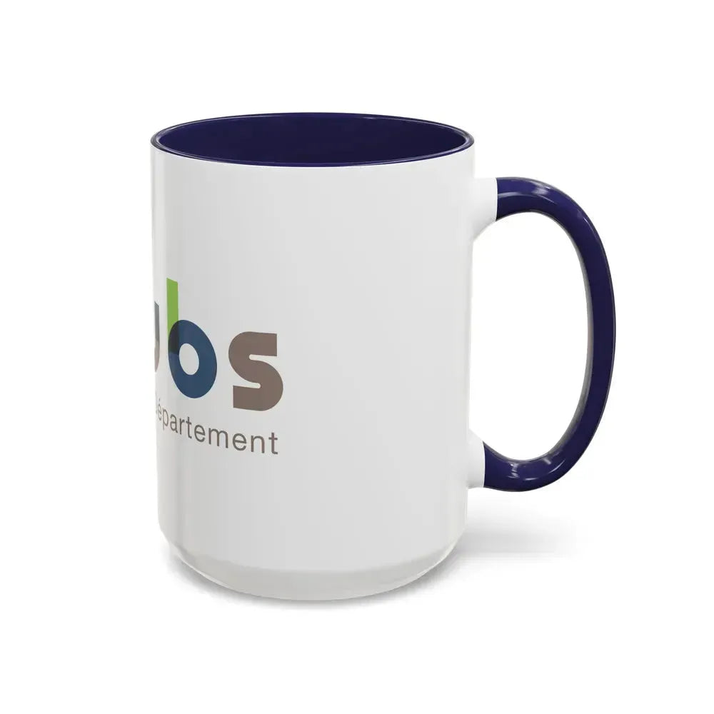 Flag of Doubs France - Accent Coffee Mug - Go Mug Yourself