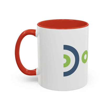 Flag of Doubs France - Accent Coffee Mug - Go Mug Yourself