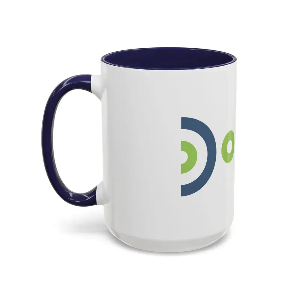 Flag of Doubs France - Accent Coffee Mug - Go Mug Yourself