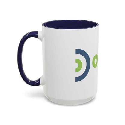 Flag of Doubs France - Accent Coffee Mug - Go Mug Yourself