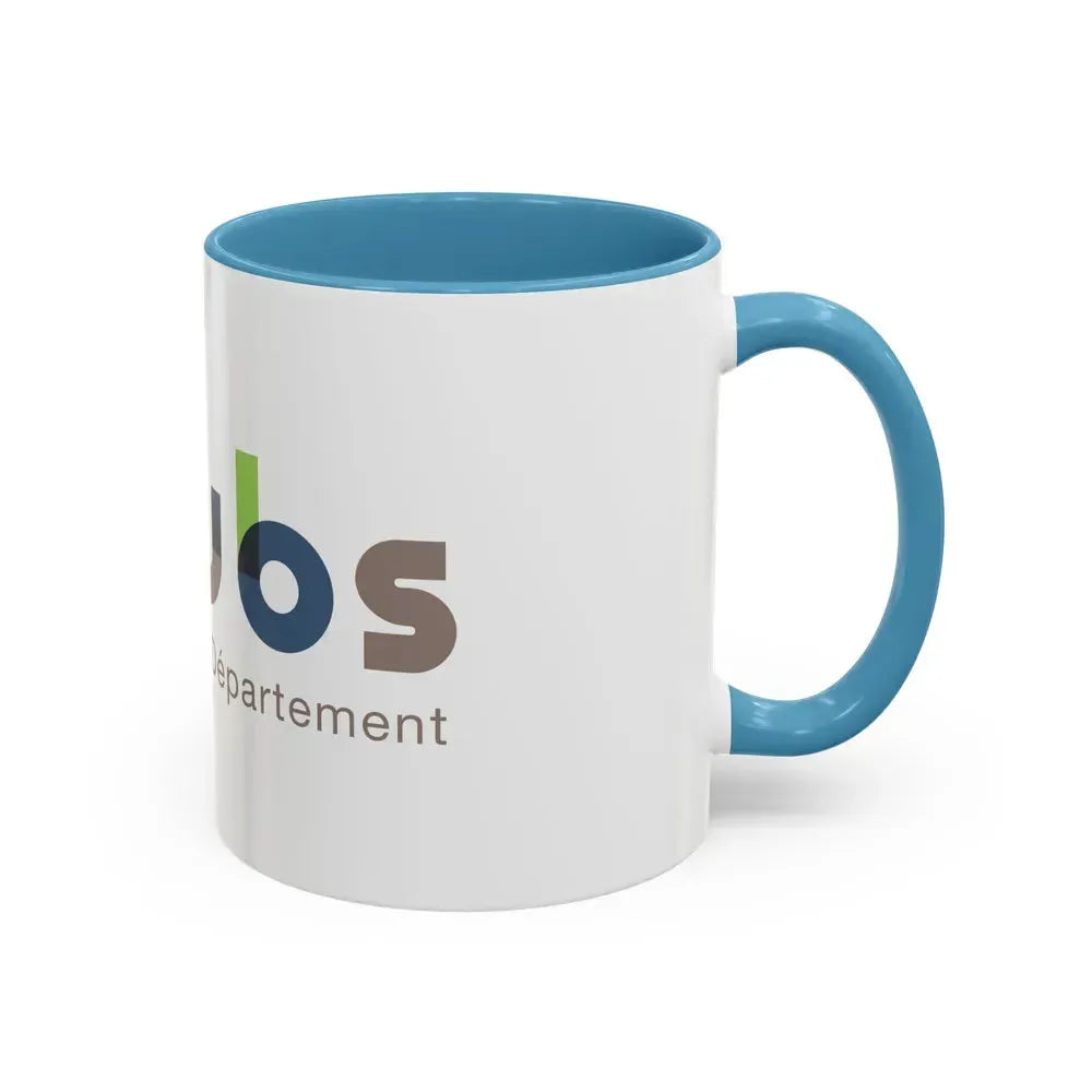 Flag of Doubs France - Accent Coffee Mug - Go Mug Yourself