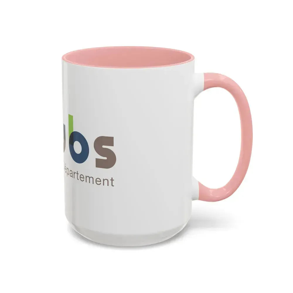 Flag of Doubs France - Accent Coffee Mug - Go Mug Yourself