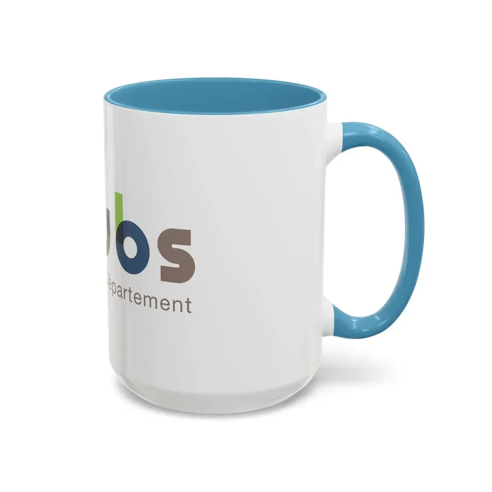 Flag of Doubs France - Accent Coffee Mug - Go Mug Yourself