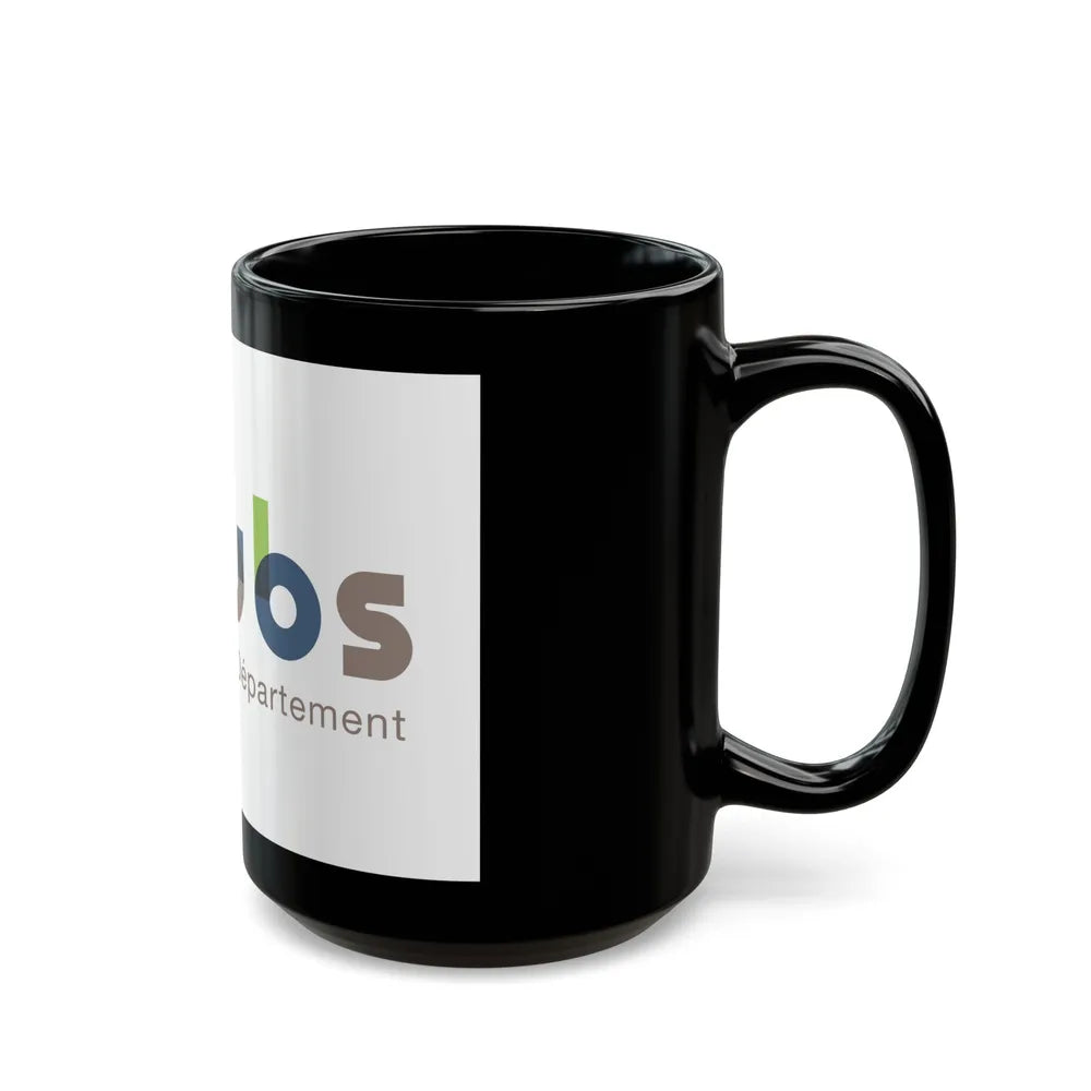 Flag of Doubs France - Black Coffee Mug-Go Mug Yourself