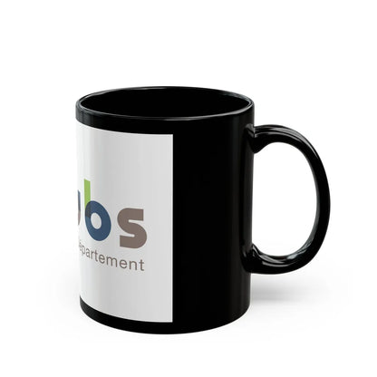 Flag of Doubs France - Black Coffee Mug-Go Mug Yourself