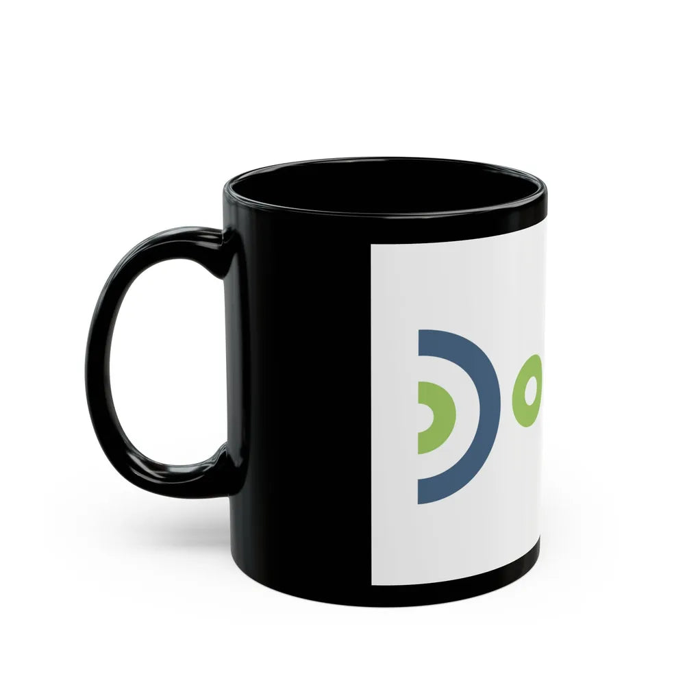 Flag of Doubs France - Black Coffee Mug-Go Mug Yourself