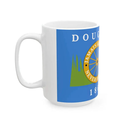 Flag of Douglas County Colorado (United States) White Coffee Mug - Go Mug Yourself