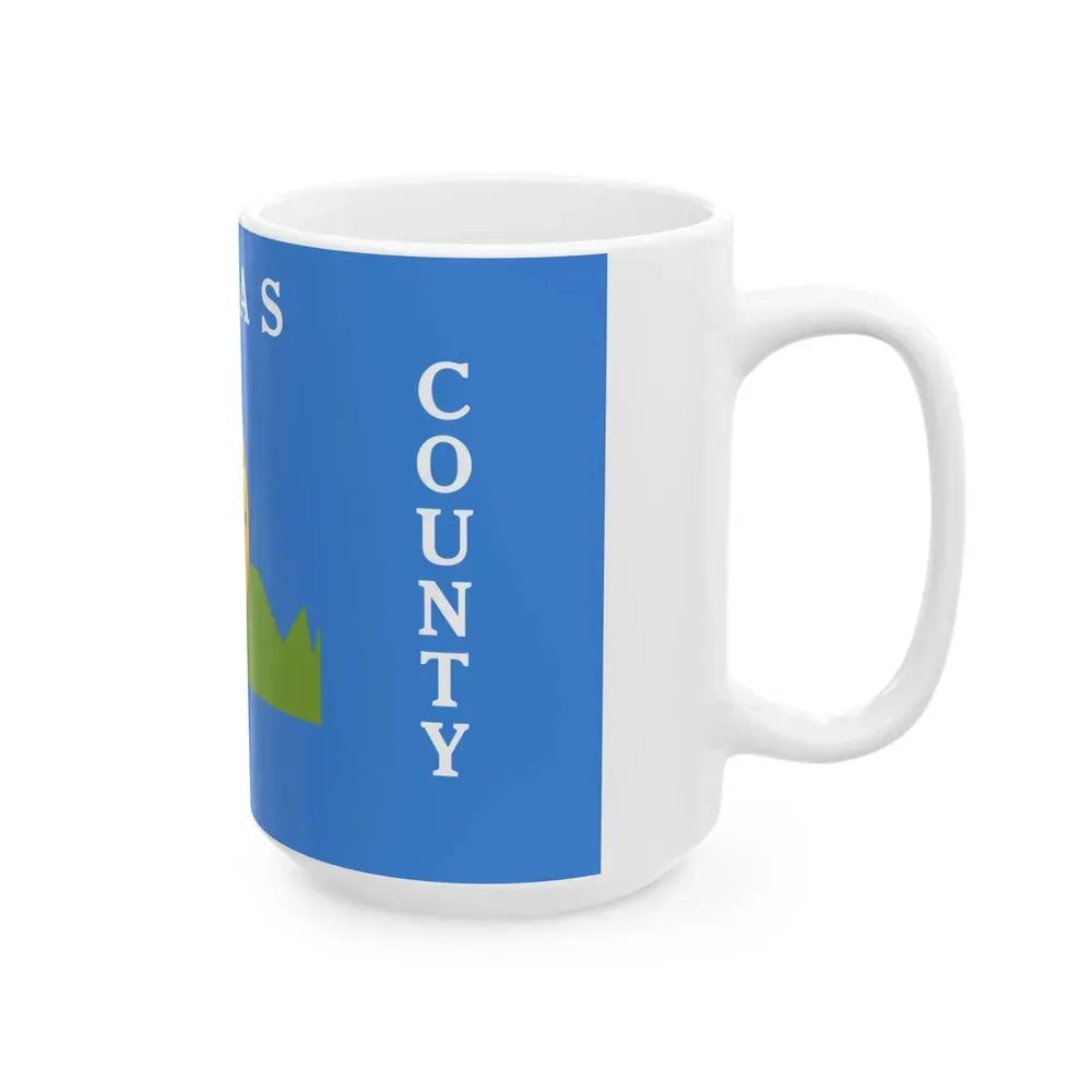 Flag of Douglas County Colorado (United States) White Coffee Mug - Go Mug Yourself