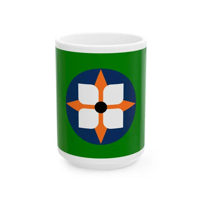 Flag of Dowagiac Michigan (United States) White Coffee Mug 15oz - Go Mug Yourself