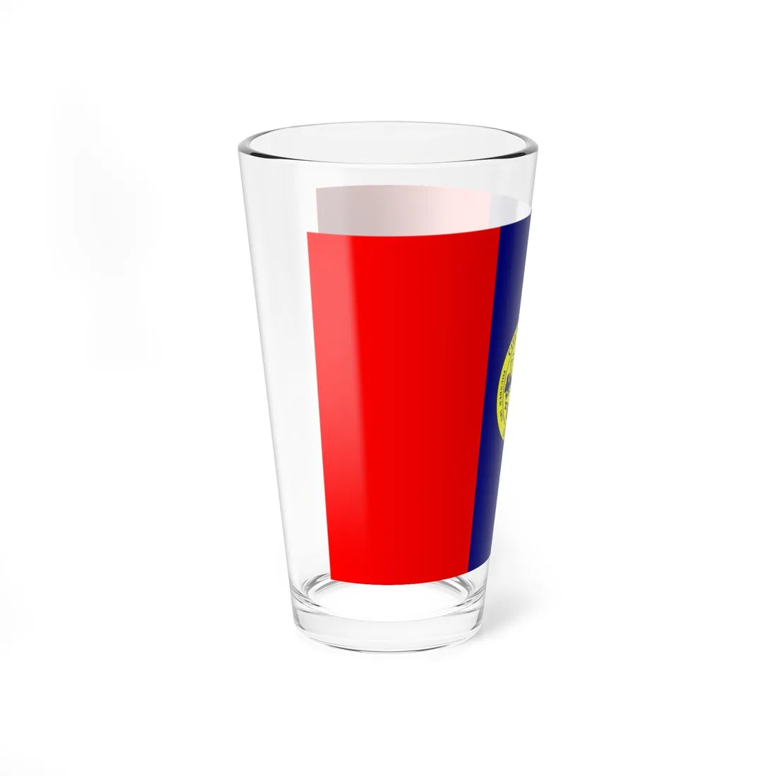 Flag of Downey California (United States) Pint Glass 16oz - Go Mug Yourself