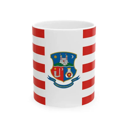 Flag of Dregelypalank (Hungary) White Coffee Mug 11oz - Go Mug Yourself