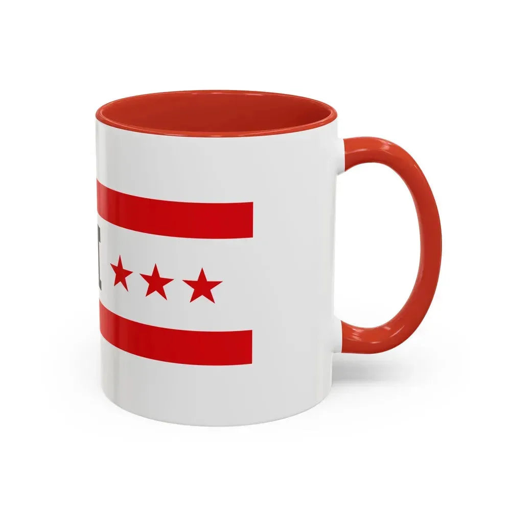 Flag of Drenthe Netherlands - Accent Coffee Mug - Go Mug Yourself