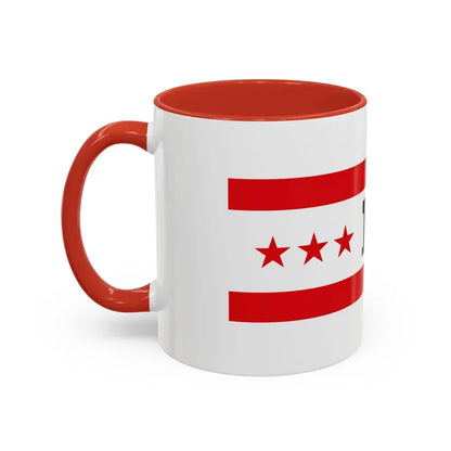 Flag of Drenthe Netherlands - Accent Coffee Mug - Go Mug Yourself
