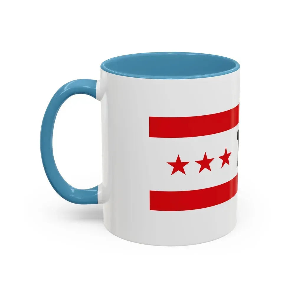 Flag of Drenthe Netherlands - Accent Coffee Mug - Go Mug Yourself