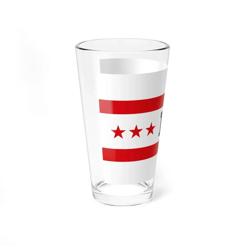 Flag of Drenthe Netherlands - Pint Glass 16oz - Go Mug Yourself