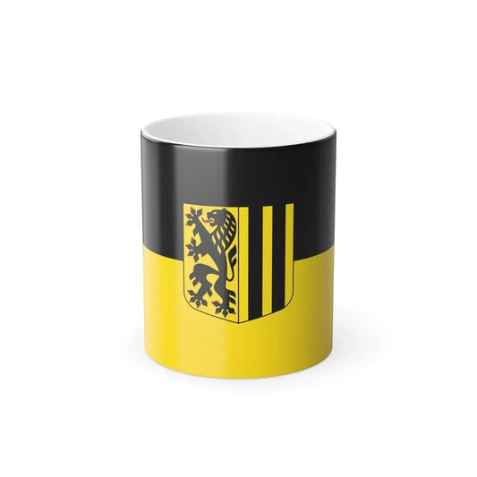 Flag of Dresden Germany - Color Changing Coffee Mug 11oz - Go Mug Yourself