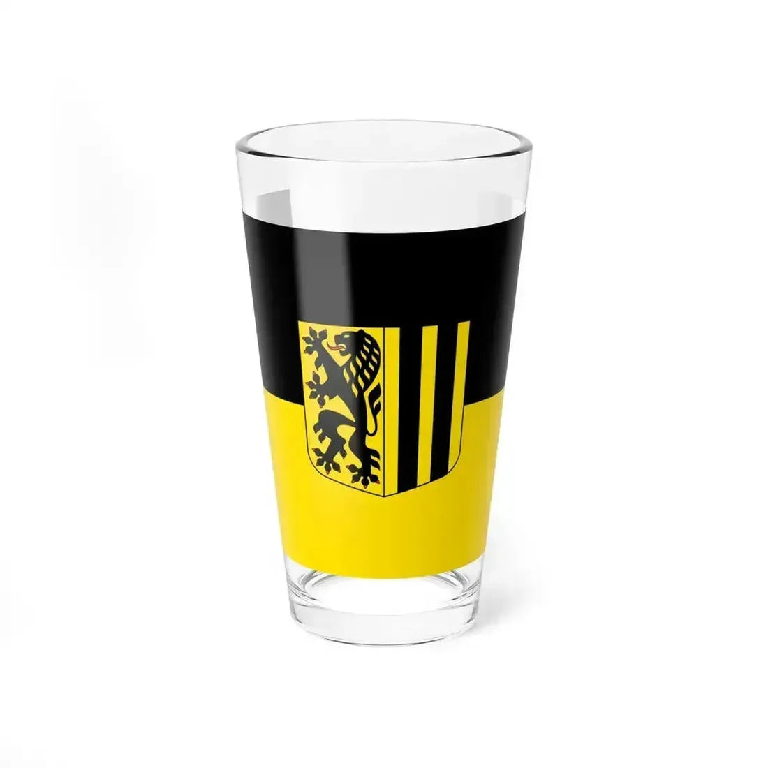 Flag of Dresden Germany - Pint Glass 16oz 16oz - Go Mug Yourself