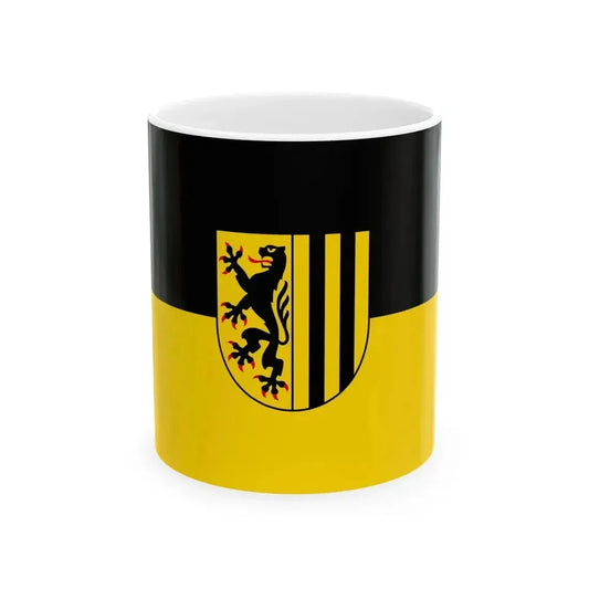 Flag of Dresden old version (Germany) White Coffee Mug 11oz - Go Mug Yourself