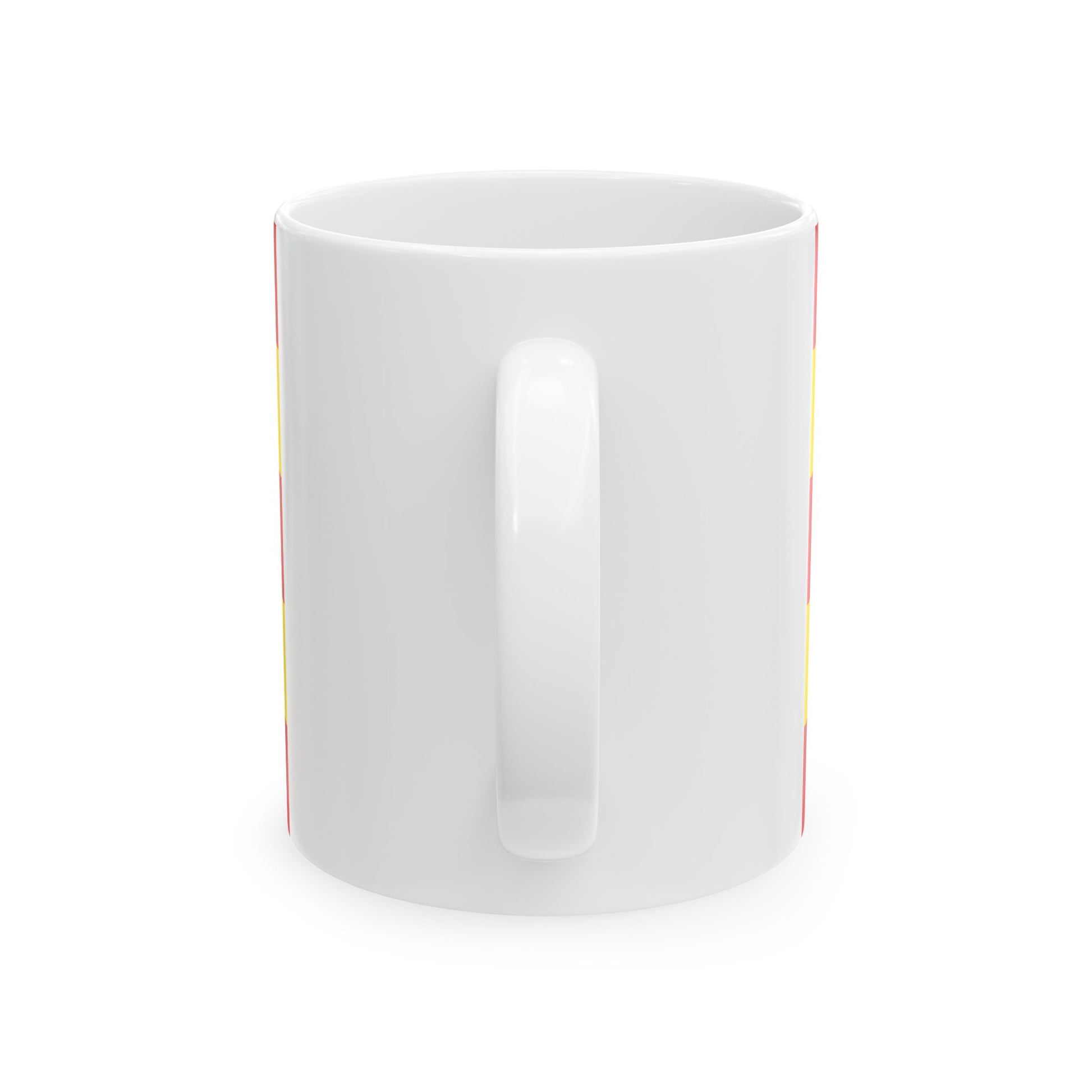 Flag of Drogenbos (Belgium) White Coffee Mug-Go Mug Yourself