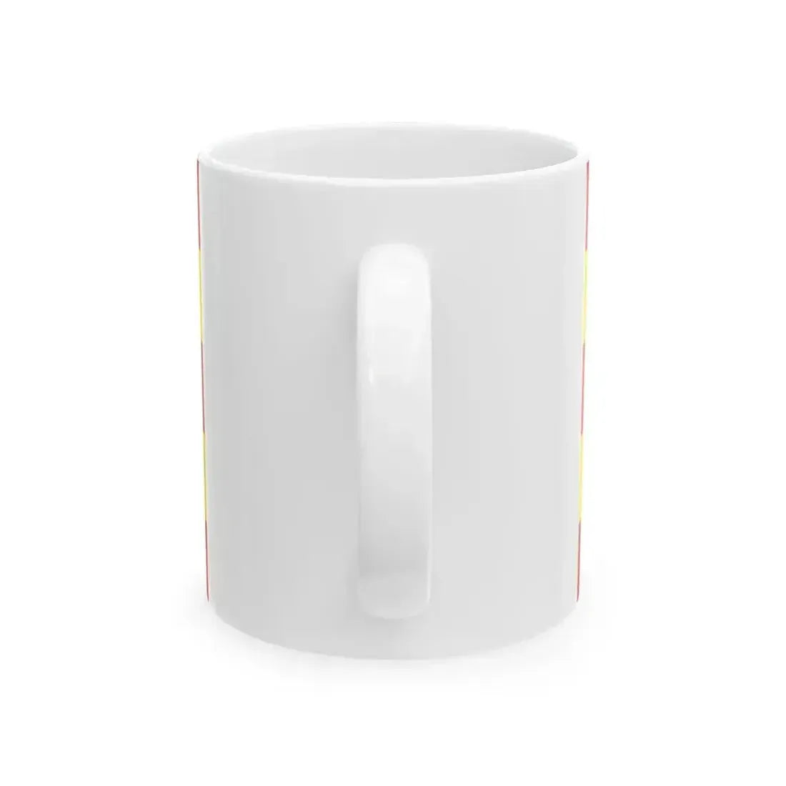 Flag of Drogenbos (Belgium) White Coffee Mug - Go Mug Yourself
