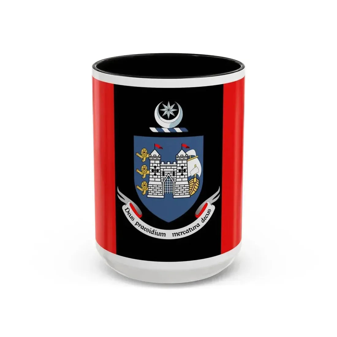 Flag of Drogheda Ireland - Accent Coffee Mug 15oz Black - Go Mug Yourself
