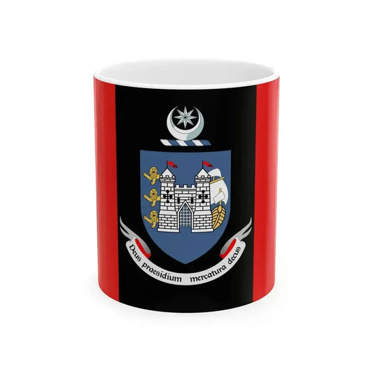Flag of Drogheda Ireland - White Coffee Mug 11oz - Go Mug Yourself