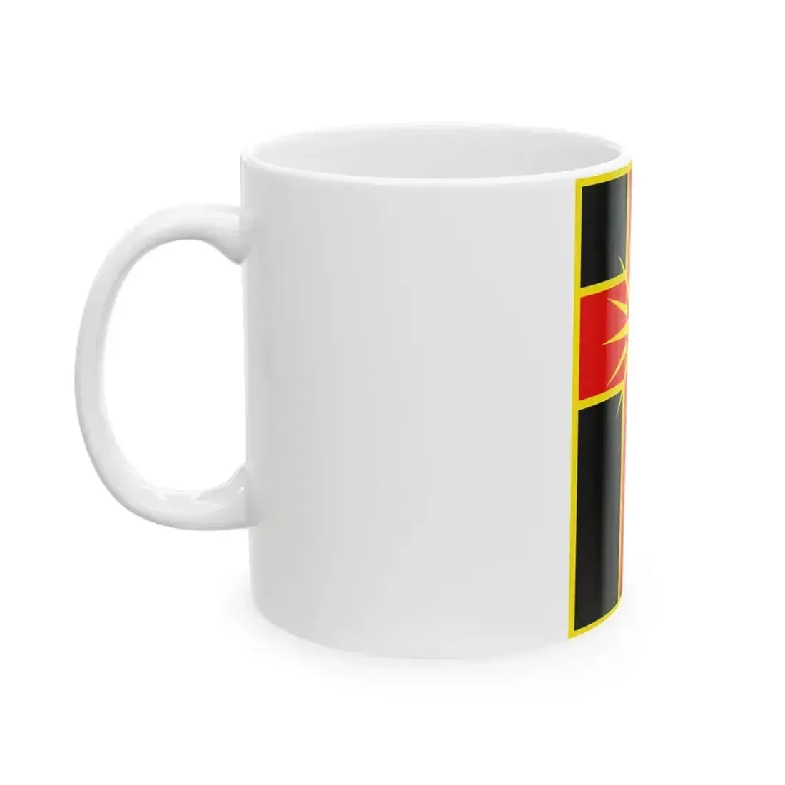 Flag of Drugovo Municipality North Macedonia (North Macedonia) White Coffee Mug - Go Mug Yourself