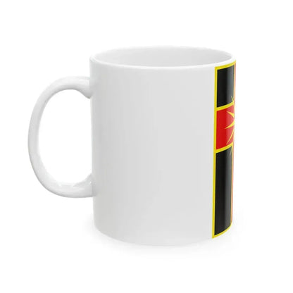 Flag of Drugovo Municipality North Macedonia (North Macedonia) White Coffee Mug - Go Mug Yourself