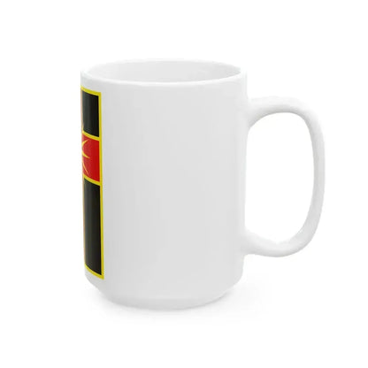 Flag of Drugovo Municipality North Macedonia (North Macedonia) White Coffee Mug - Go Mug Yourself