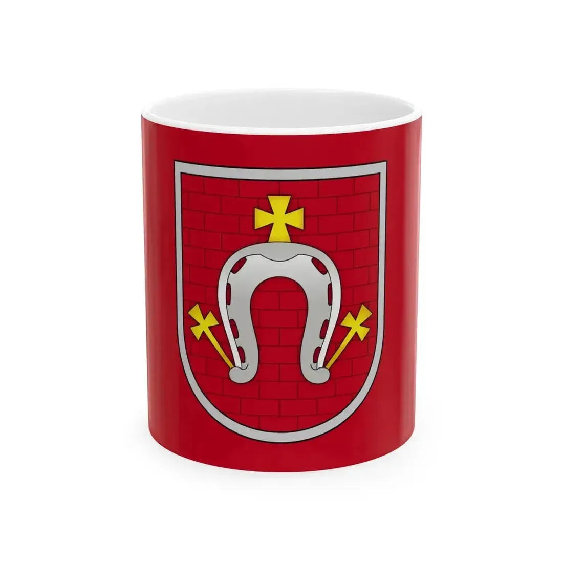 Flag of Drybin Belarus (Belarus) White Coffee Mug 11oz - Go Mug Yourself