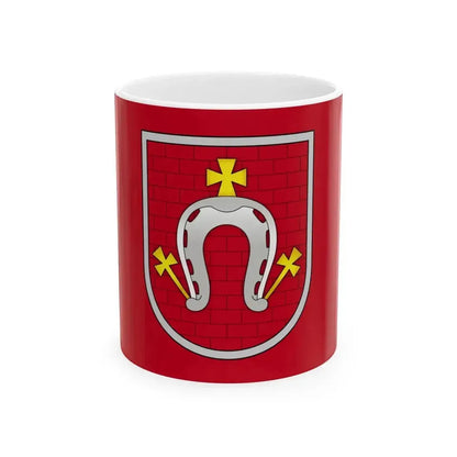 Flag of Drybin Belarus (Belarus) White Coffee Mug 11oz - Go Mug Yourself