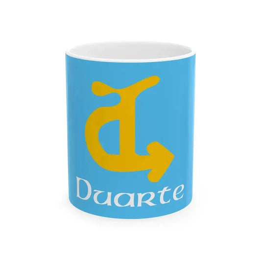 Flag of Duarte California (United States) White Coffee Mug 11oz - Go Mug Yourself