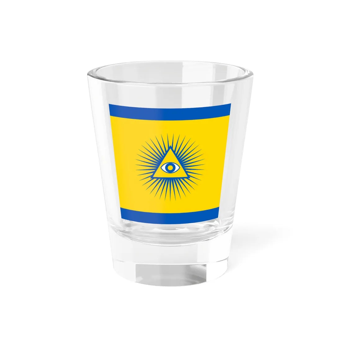 Flag of Dubliany (Ukraine) Shot Glass 1.5oz 1.5oz - Go Mug Yourself