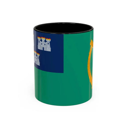 Flag of Dublin City Ireland - Accent Coffee Mug 11oz Black - Go Mug Yourself