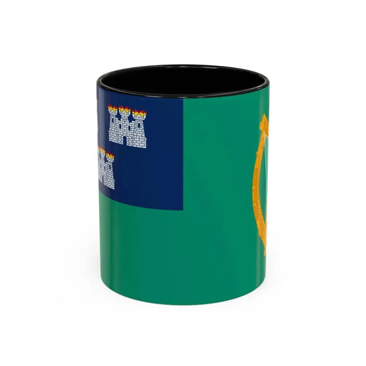 Flag of Dublin City Ireland - Accent Coffee Mug 11oz Black - Go Mug Yourself