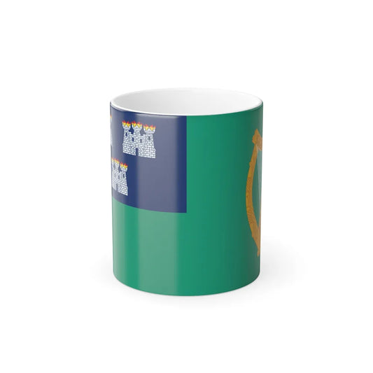 Flag of Dublin City Ireland - Color Changing Coffee Mug-11oz-Go Mug Yourself