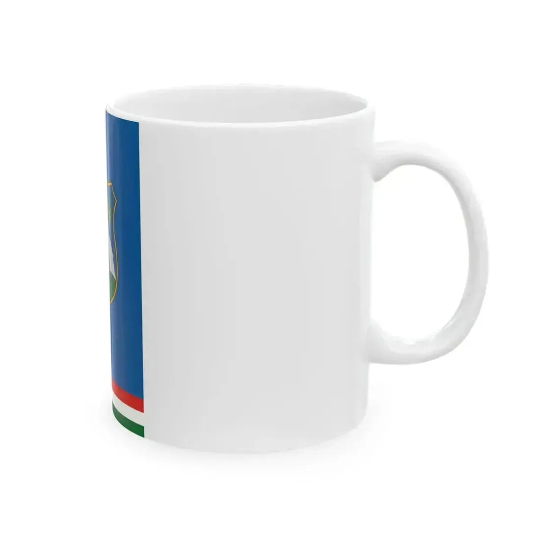 Flag of Dudar (Hungary) White Coffee Mug - Go Mug Yourself