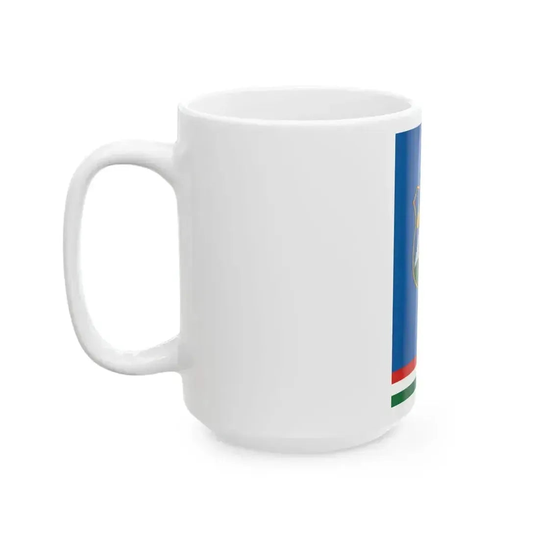 Flag of Dudar (Hungary) White Coffee Mug - Go Mug Yourself