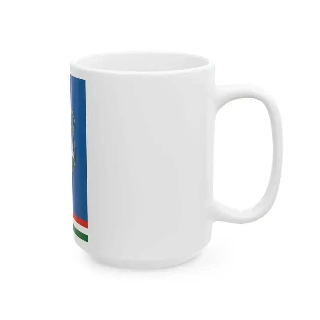Flag of Dudar (Hungary) White Coffee Mug - Go Mug Yourself