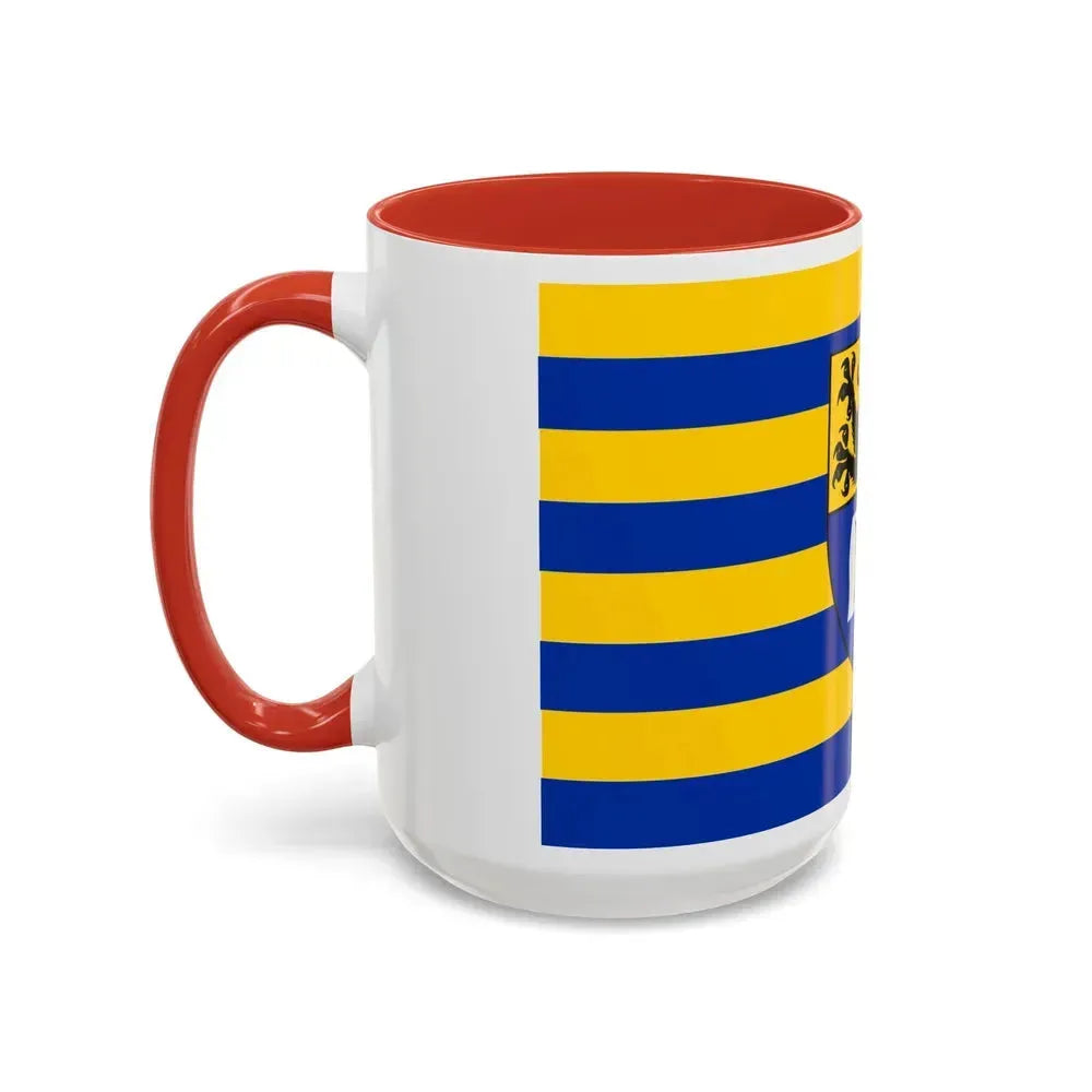 Flag of Dueren Germany - Accent Coffee Mug - Go Mug Yourself