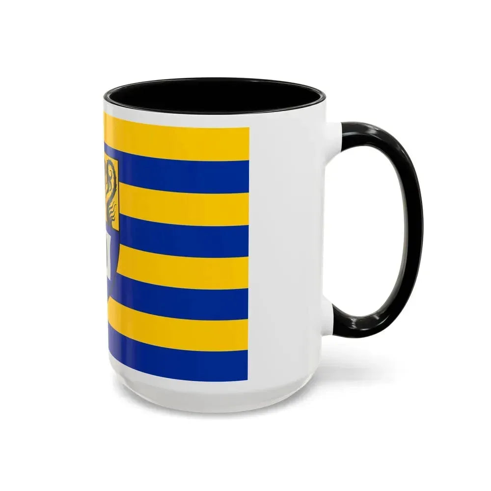 Flag of Dueren Germany - Accent Coffee Mug - Go Mug Yourself
