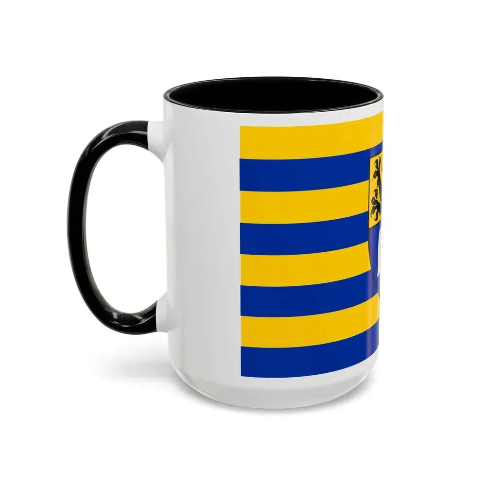 Flag of Dueren Germany - Accent Coffee Mug - Go Mug Yourself