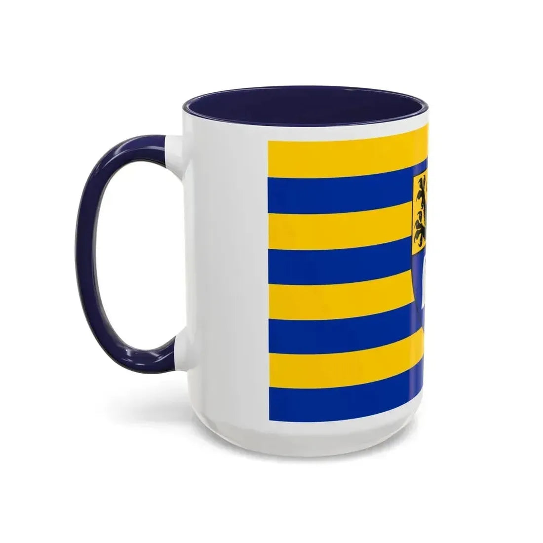 Flag of Dueren Germany - Accent Coffee Mug - Go Mug Yourself