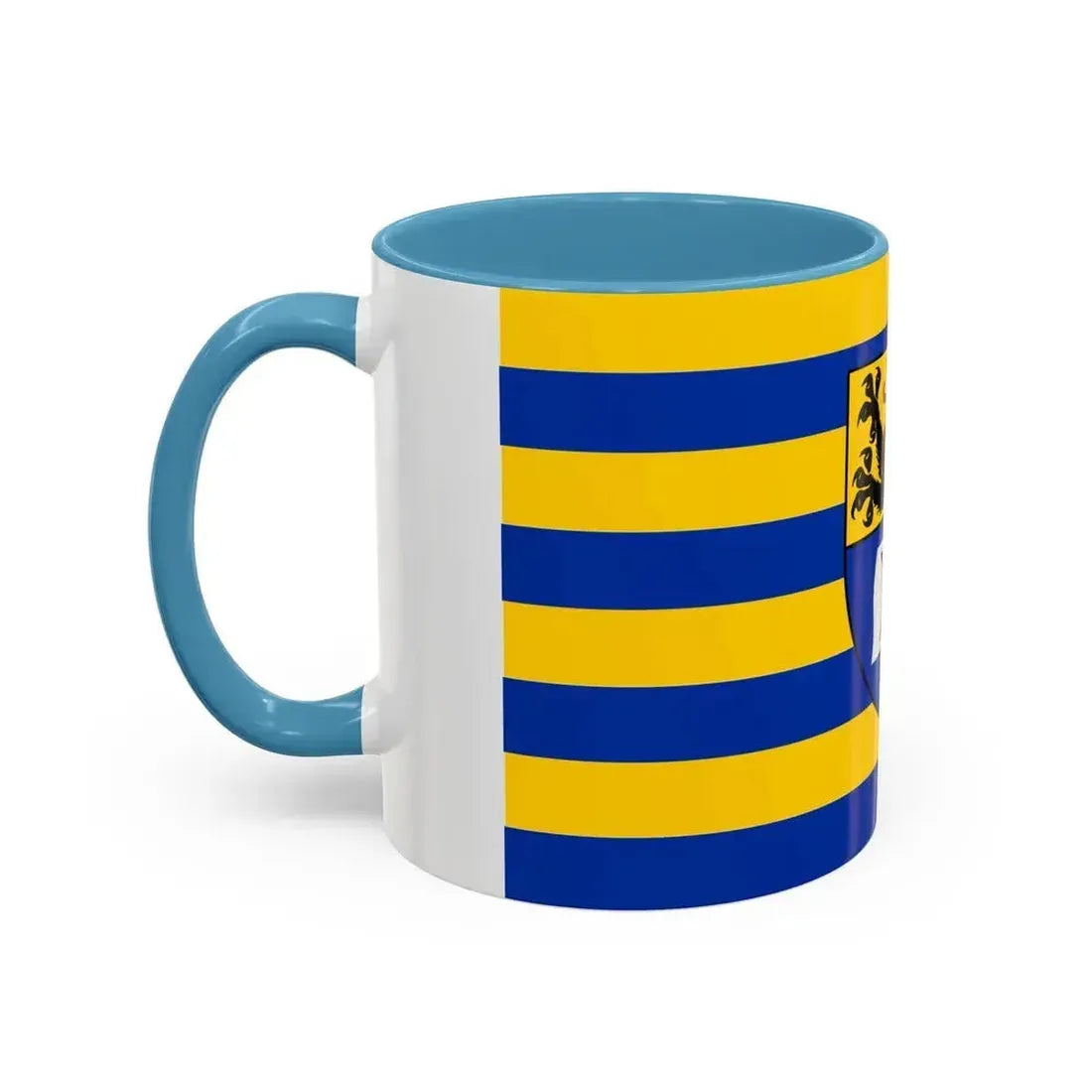 Flag of Dueren Germany - Accent Coffee Mug - Go Mug Yourself